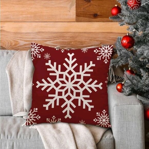 Snowflake ❄️ Pillow Cover - Picture 4 of 4